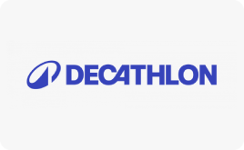 Decathlon Logos fond gris