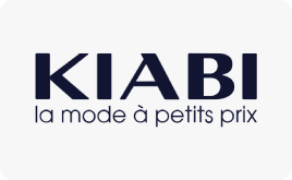 Kiabi Logo fond gris