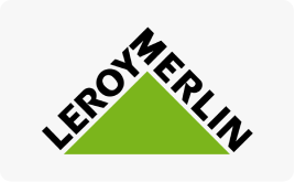 Leroy Merlin Logos fond gris