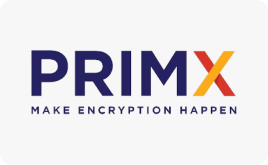 PrimX Logo fond gris