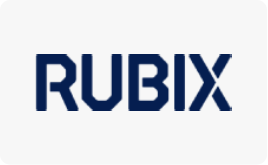 Rubix Logos fond gris