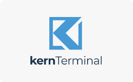kernterminal Logo fond gris